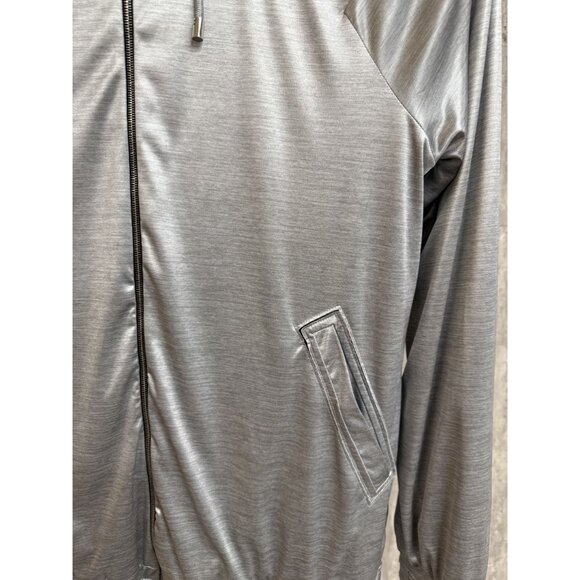 Chanel Silver Hooded Jacket Size 36 Polyester & Modal Italy - Picture 9 of 13